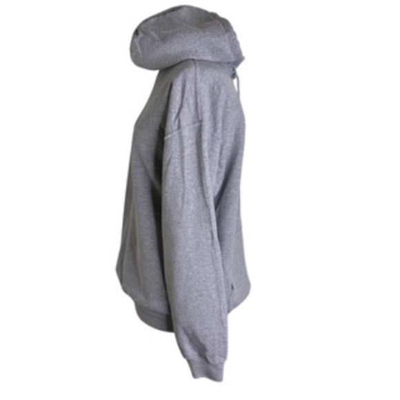 Gildan Heavy Drawstring Gray Hoodie with Palm Beach Logo Men's L - Picture 6 of 9